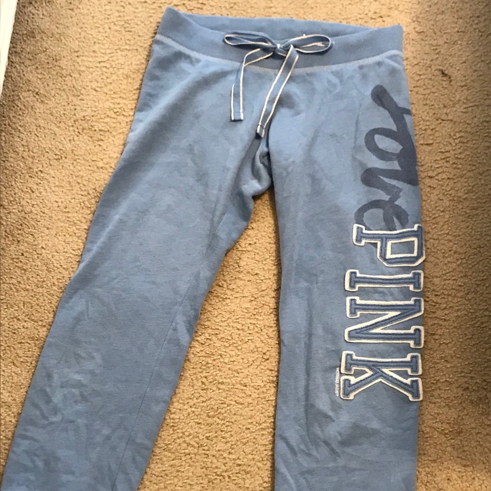 VICTORIA SECRET PINK Light Blue Sweatpants